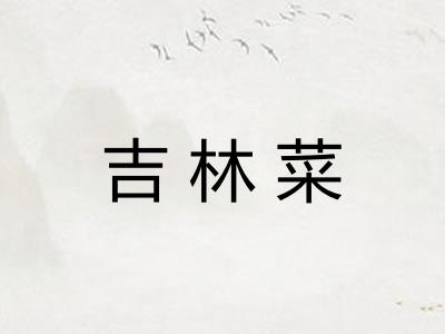 吉林菜 吉林菜