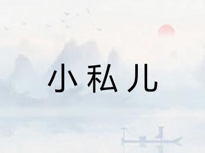 小私儿 小私儿