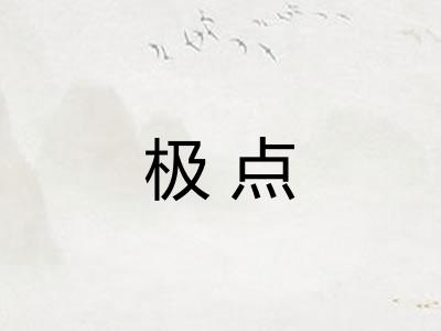 极点 极点